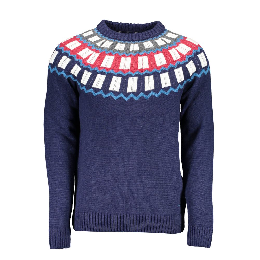 Gant - Blue Wool Men Sweater