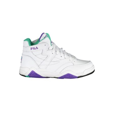 White Polyester Sneaker