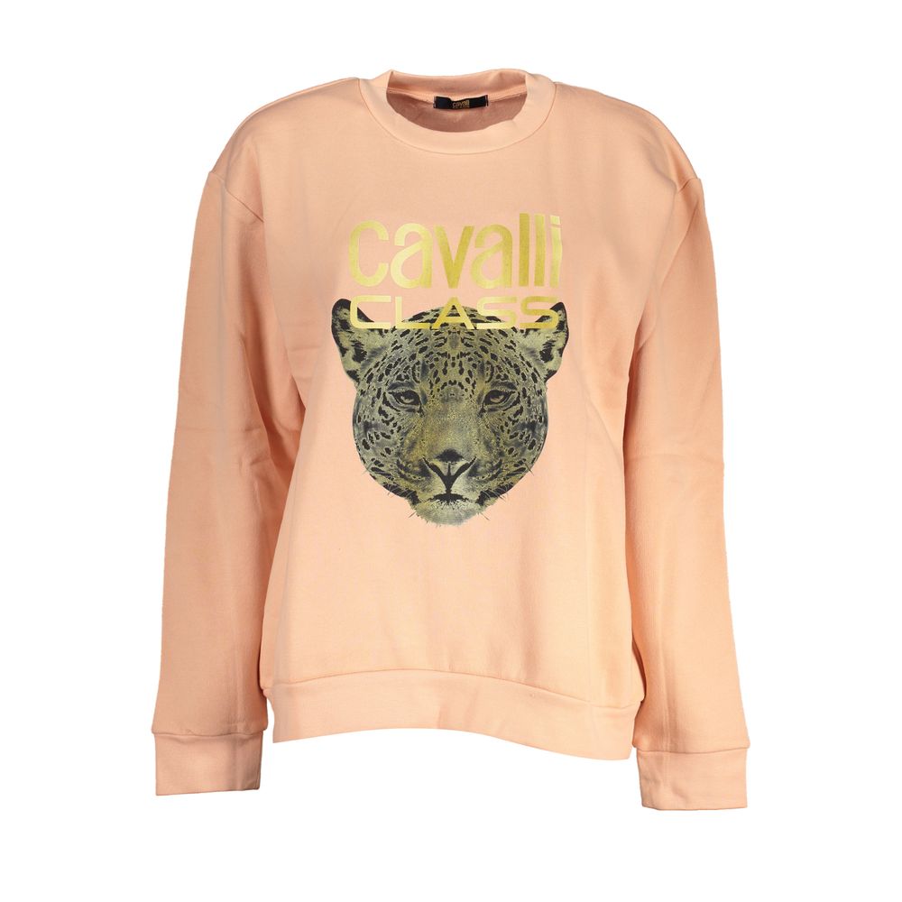 Cavalli Class - Pink Cotton Women Sweater