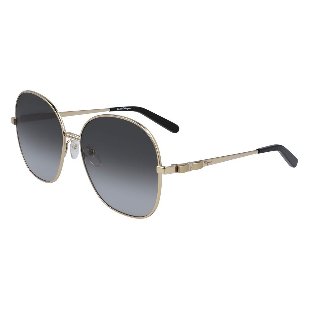 Salvatore Ferragamo - Gold Metal Sunglasses