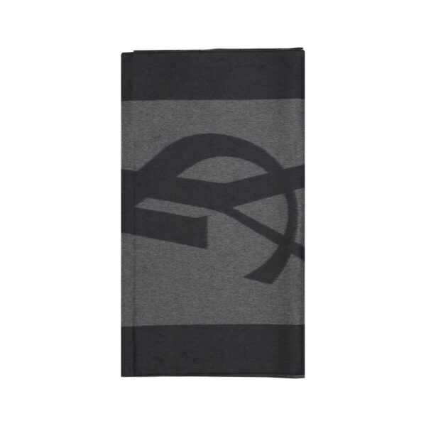 Gray Silk Scarf