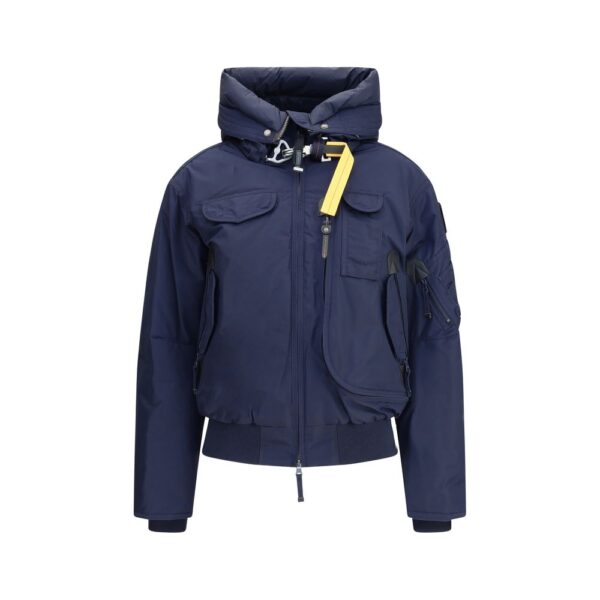 Blue Nylon Bomber