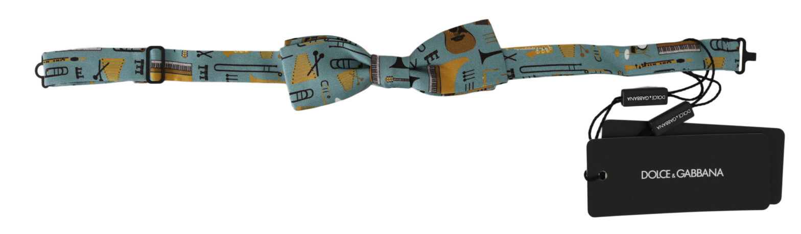 Dolce & Gabbana - Mint Green Jazz Club Adjustable Neck Papillon Bow Tie