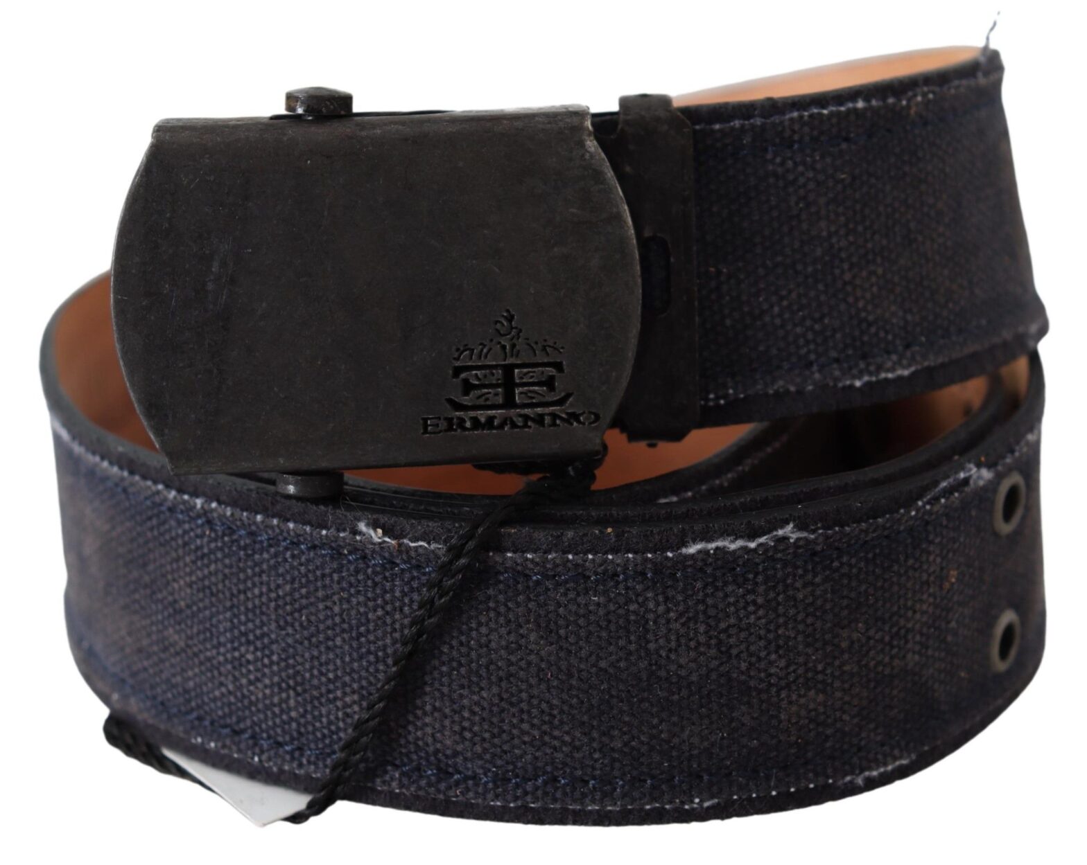 Ermanno Scervino - Blue Leather Ratchet Buckle Belt