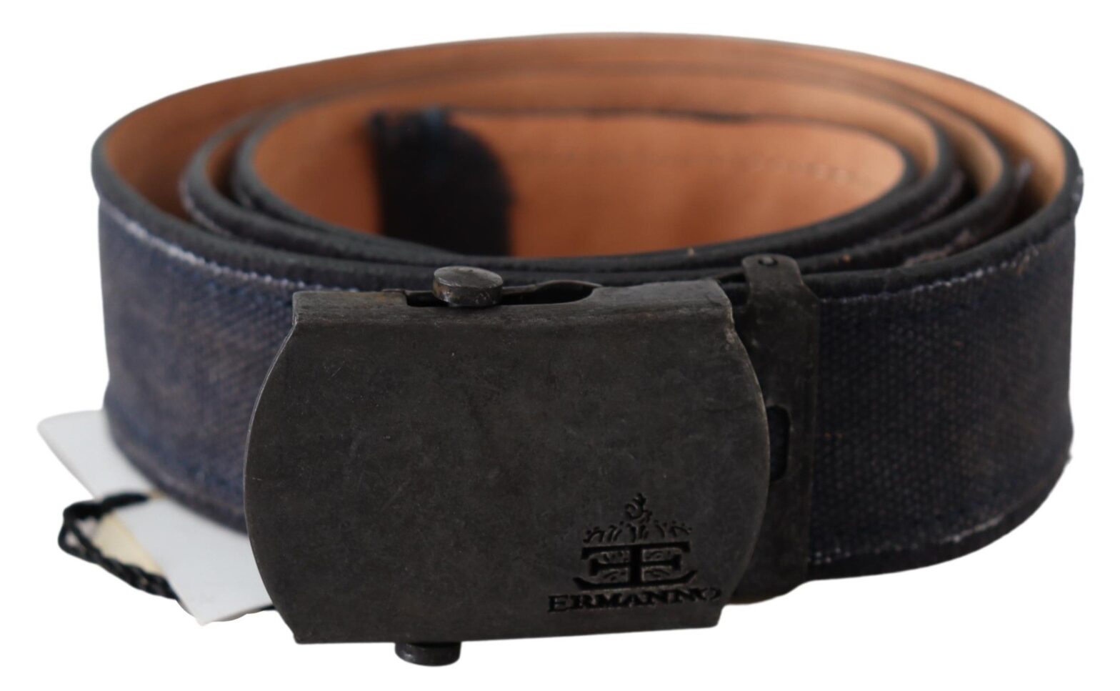 Ermanno Scervino - Blue Leather Ratchet Buckle Belt