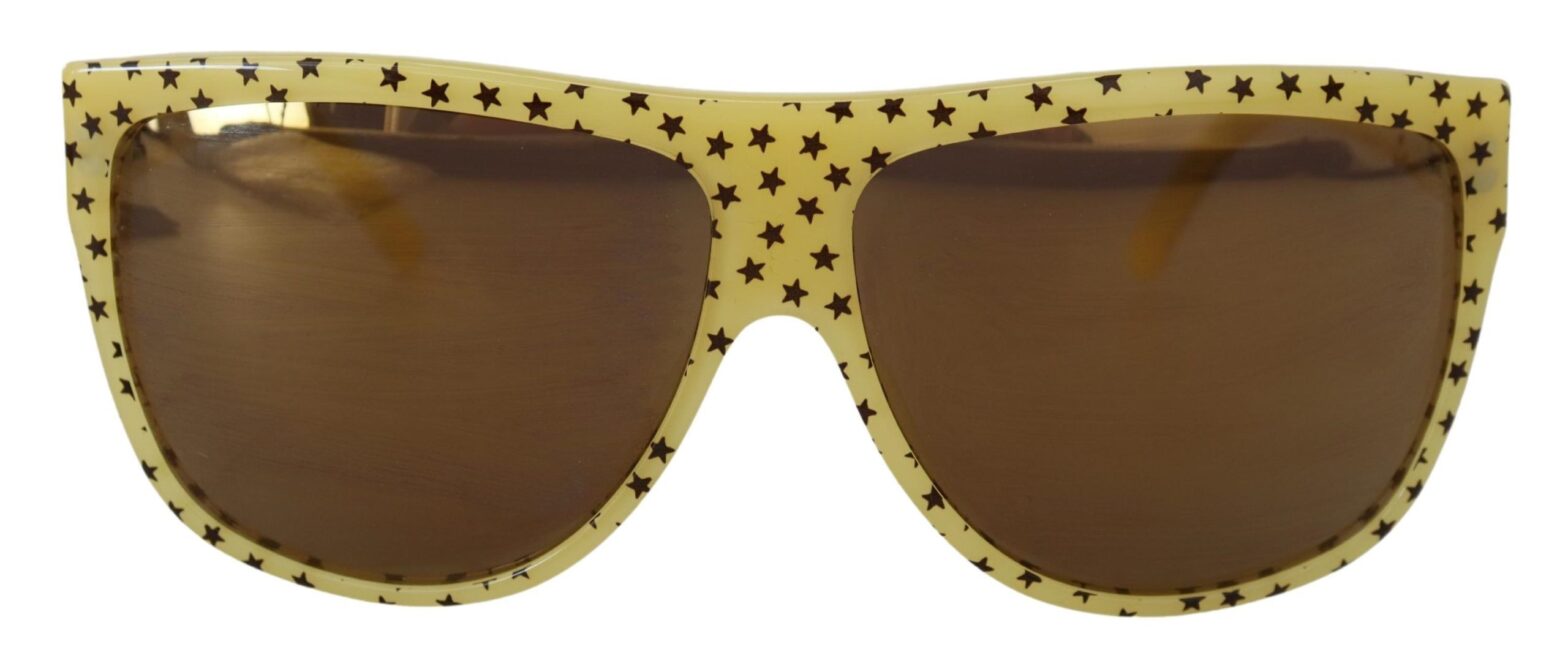 Dolce & Gabbana - Yellow Stars Acetate Square Shades DG4125 Sunglasses