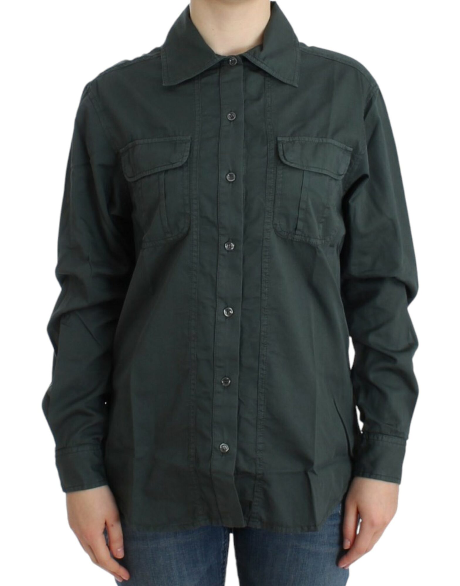 Cavalli - Gray button down shirt