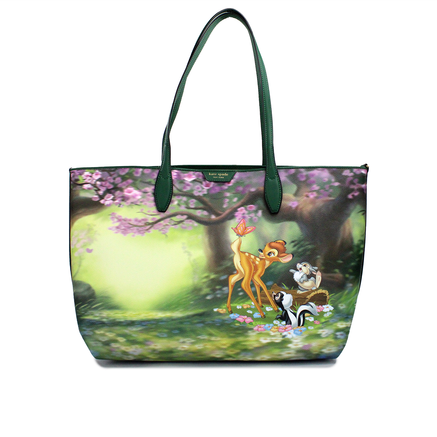 Kate Spade - Disney Sutton Bambi Coated Canvas Shoulder Tote Handbag Purse