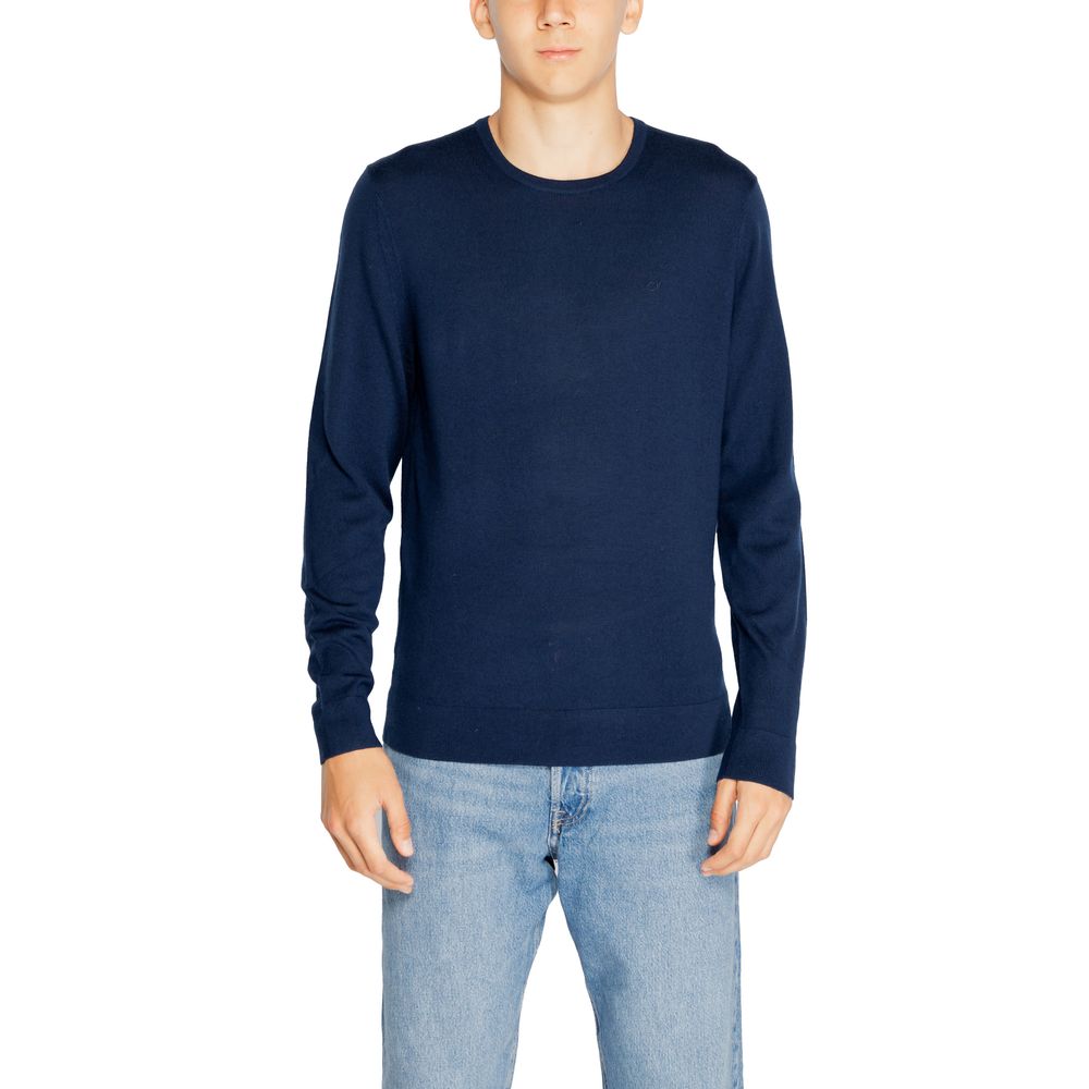 Calvin Klein - Blue Recycled Wool Sweatshirt