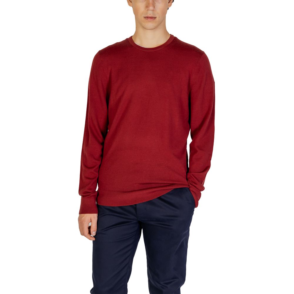Calvin Klein - Bordeaux Recycled Wool Sweatshirt