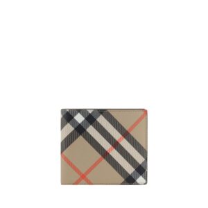 Beige Calf Leather Bos Taurus Wallet
