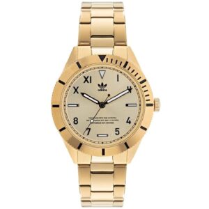 Gold Stainless Steel Dress Watch
