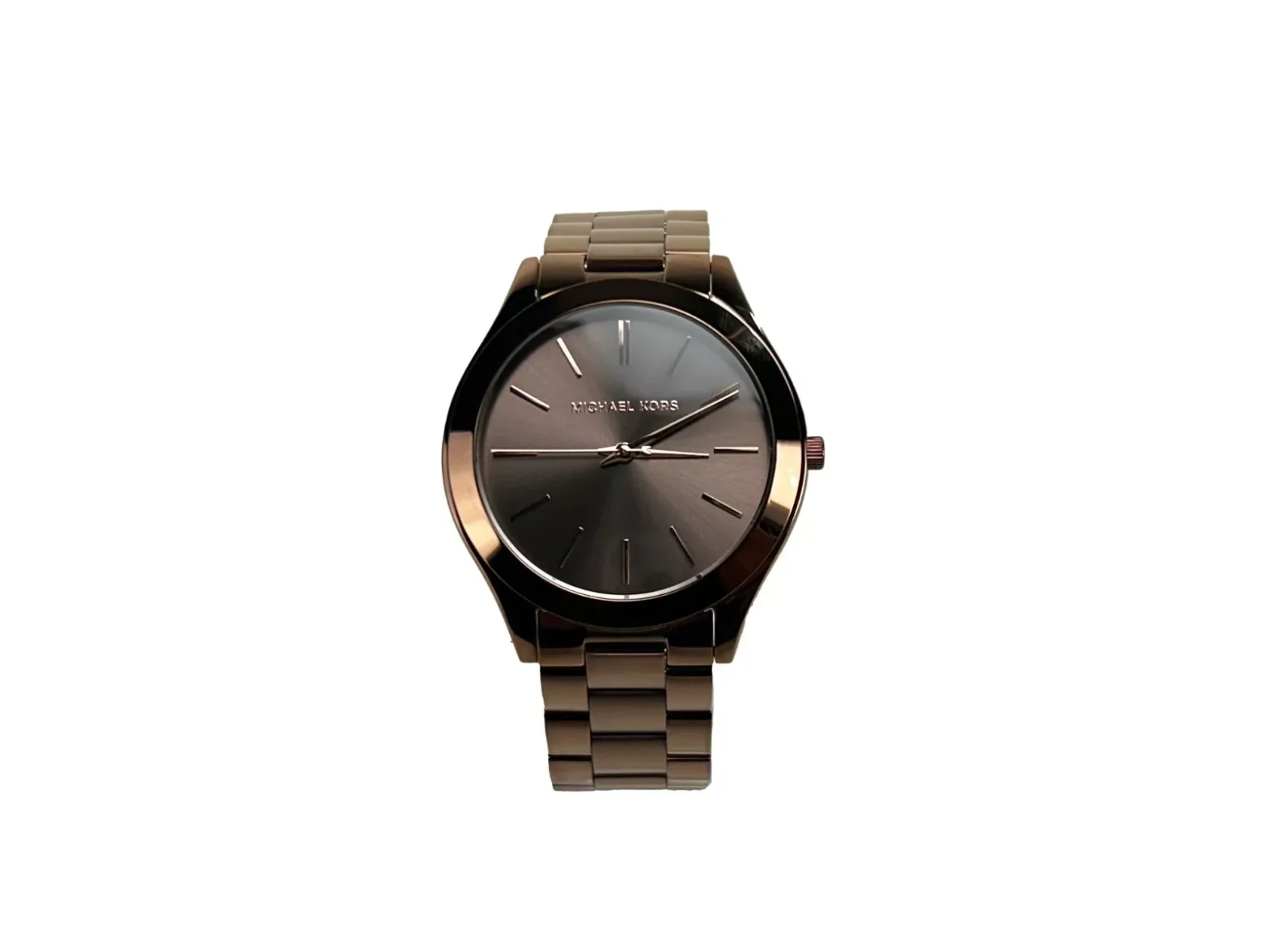 Michael Kors - Slim Runway Brown Stainless Steel Watch MK3418