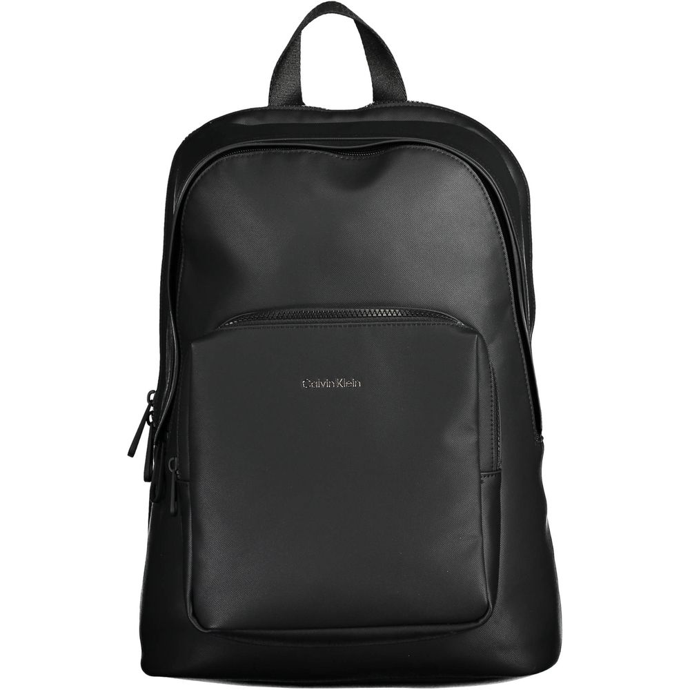 Calvin Klein - Black Polyester Men Backpack