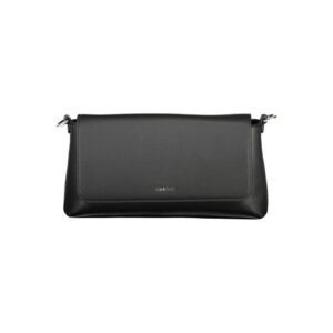 Black Polyester Women's Handbag