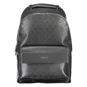 Black Polyester Backpack