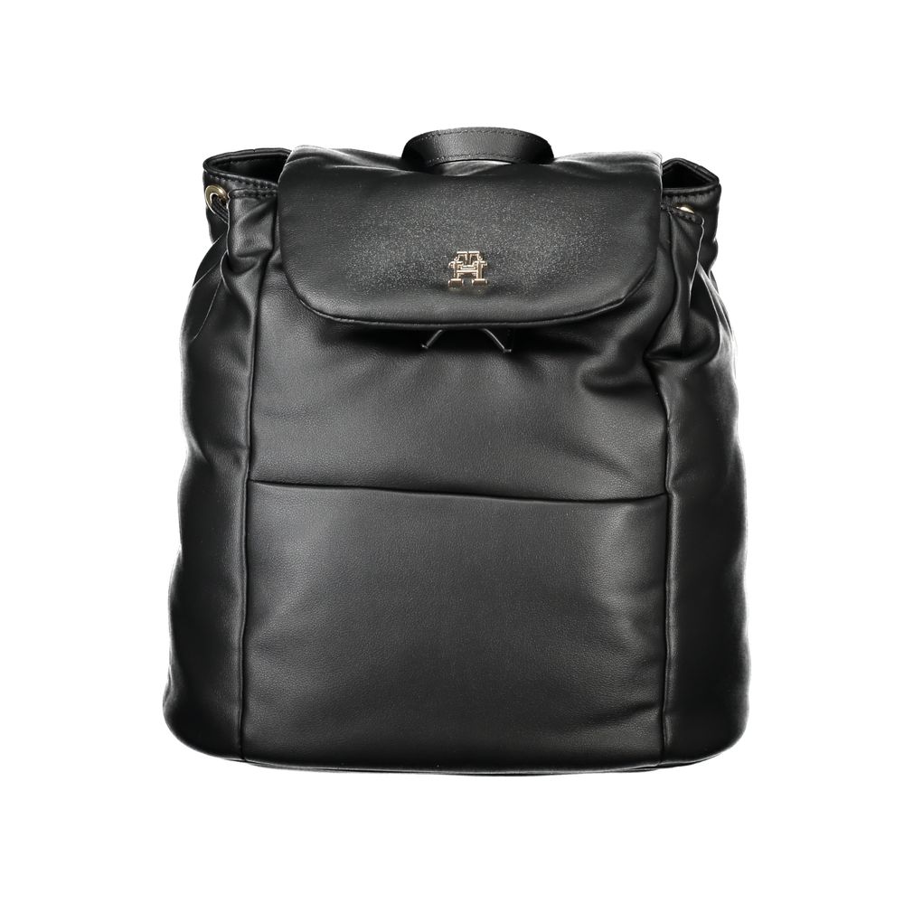 Tommy Hilfiger - Black Polyester Women Backpack