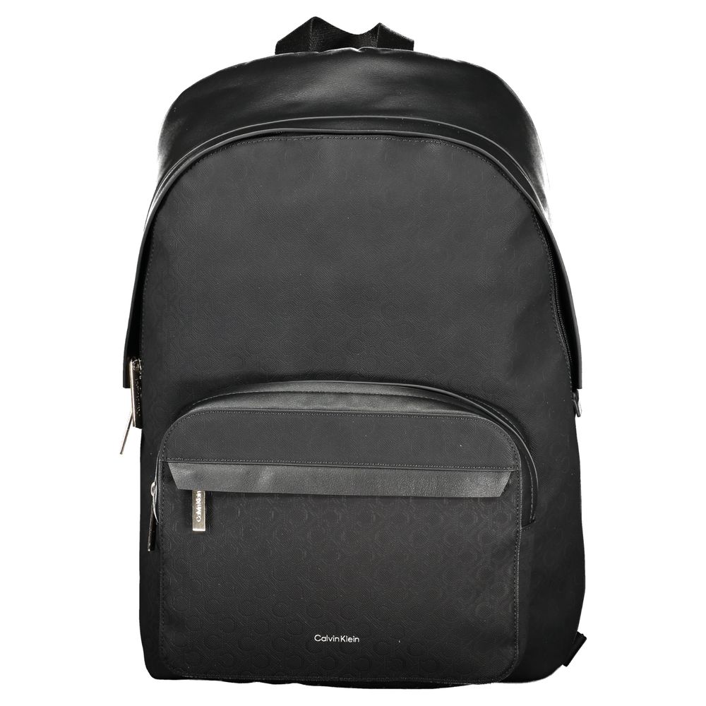 Calvin Klein - Black Polyester Men Backpack