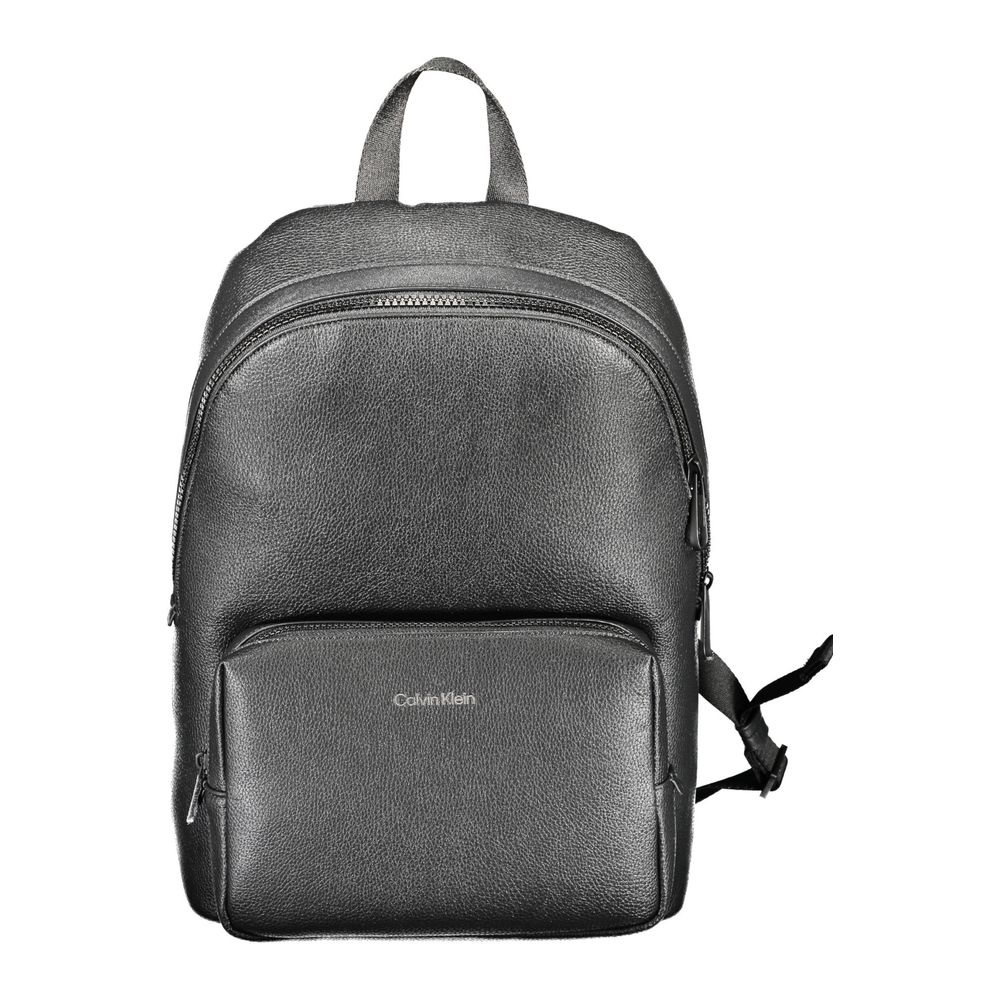 Calvin Klein - Black Polyethylene Men Backpack