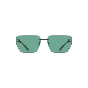 Green Metal Men Sunglass