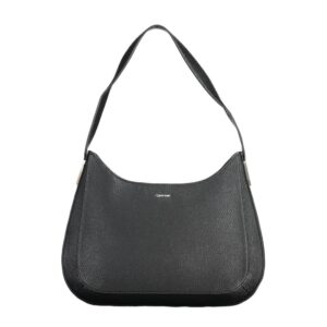 Black Polyester Handbag