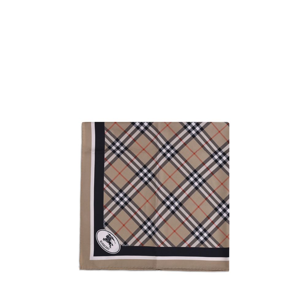Burberry - Silk Check Scarf