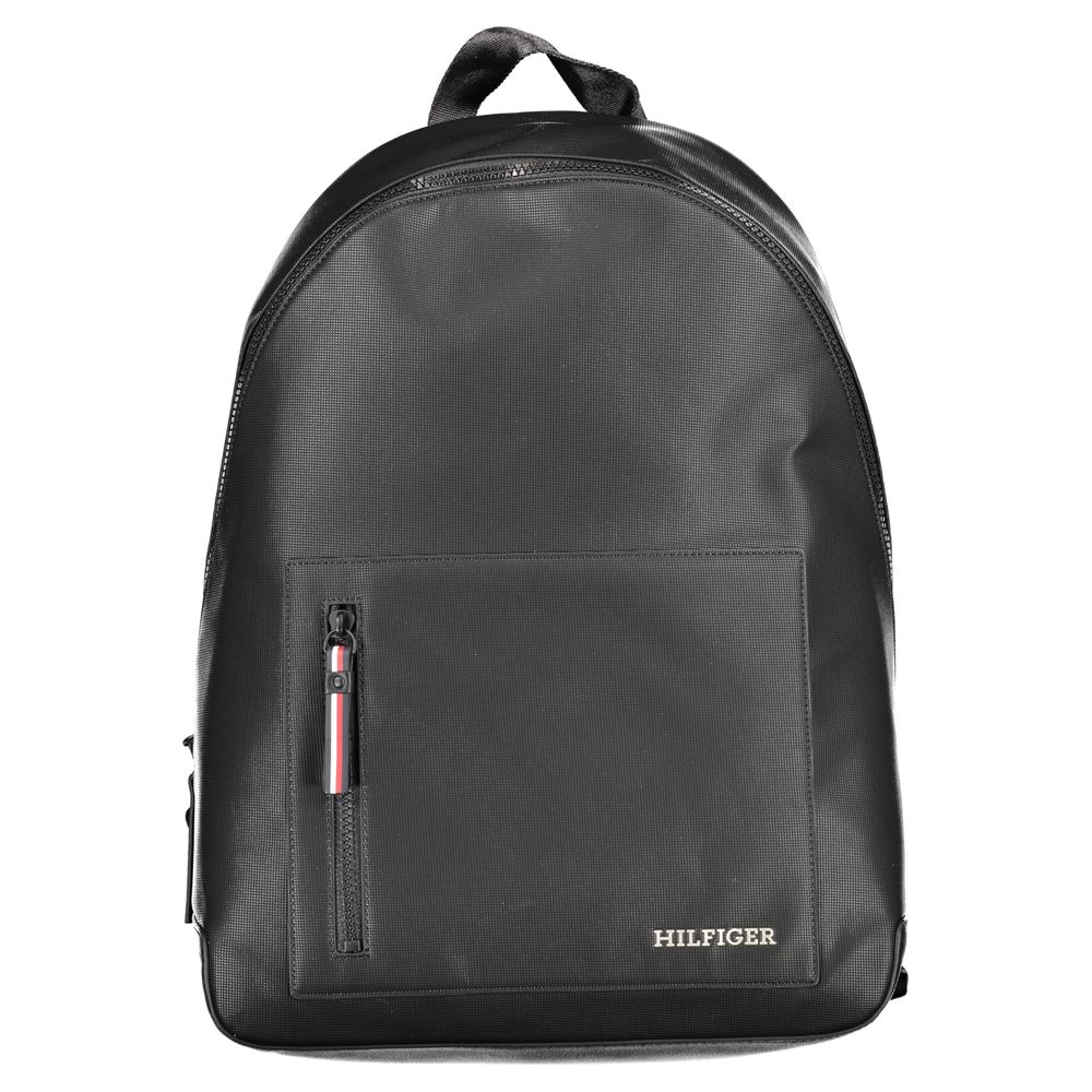 Tommy Hilfiger - Black Polyester Backpack