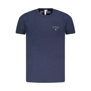 Blue Cotton Men's T-Shirt
