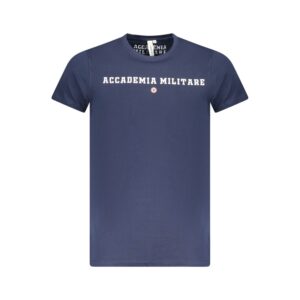 Blu Cotton Men T-Shirt