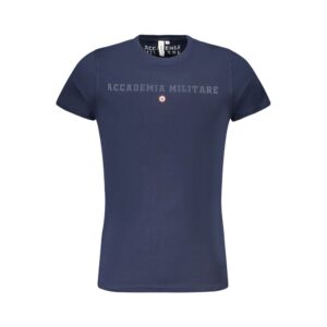 Blu Cotton Men T-Shirt