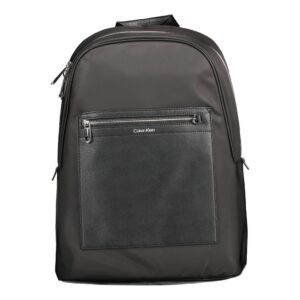 Black Polyester Backpack
