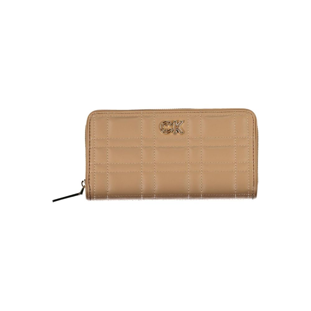 Calvin Klein - Beige Polyester Wallet