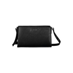 Black Polyester Handbag