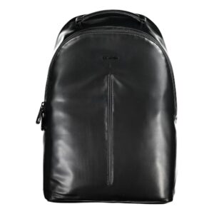 Nero Polyester Men Backpack