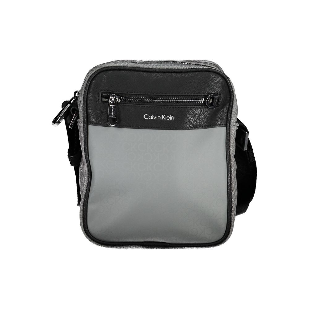 Calvin Klein - Gray Polyester Shoulder Bag