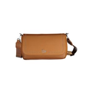 Marrone Polyurethane Women Handbag