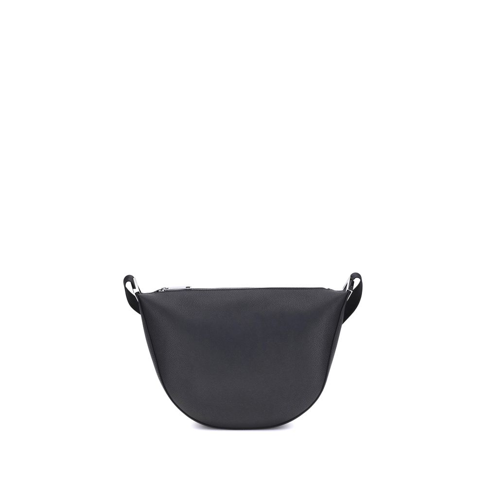 Fendi - Black Calf Leather Bos Taurus Shoulder Bag