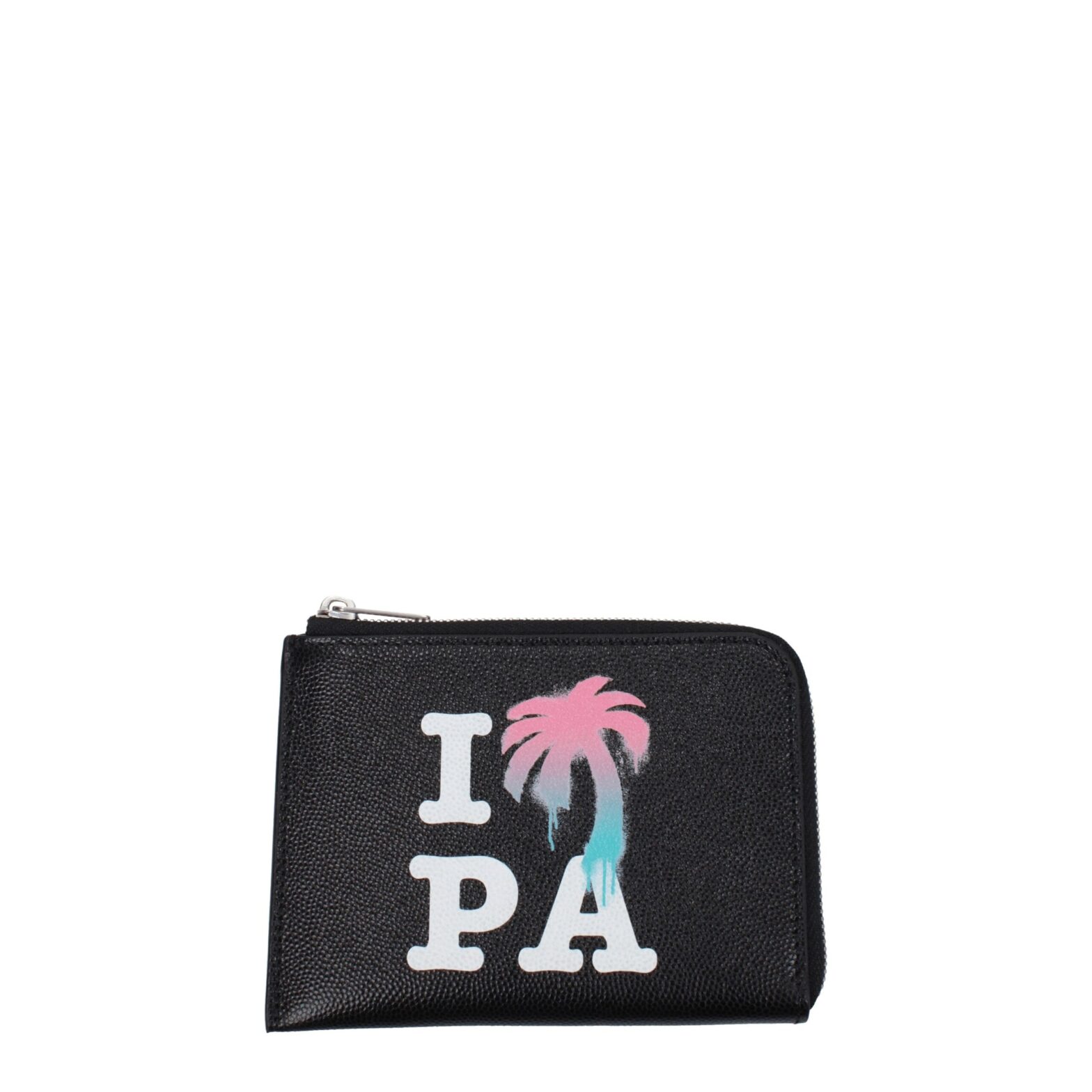 Palm Angels - Black Leather Cardholders