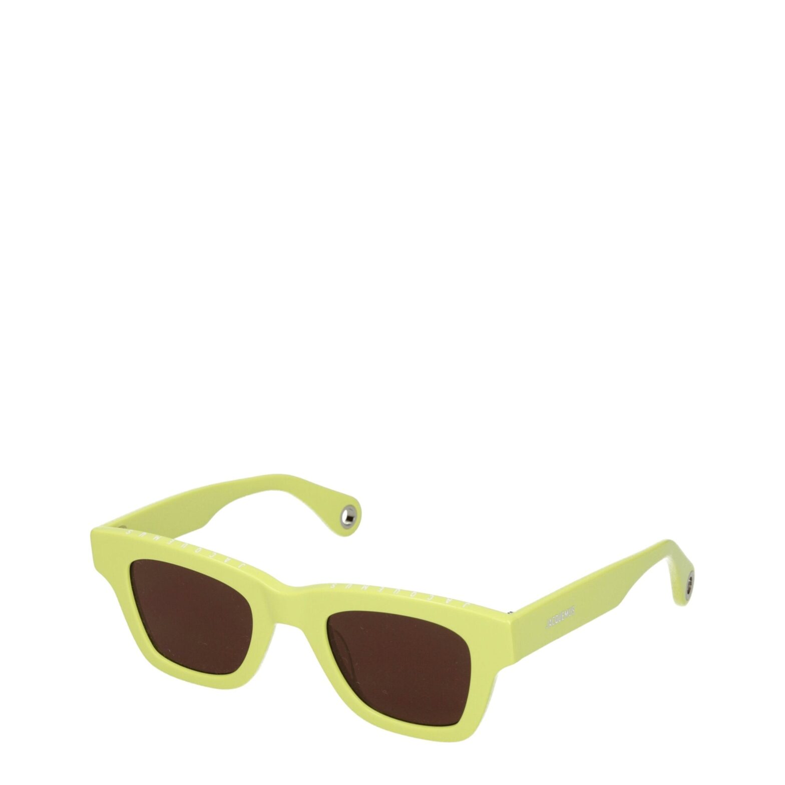 Jacquemus - Yellow Acetate Sunglasses