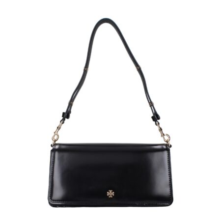 Black Leather Shoulder Bag