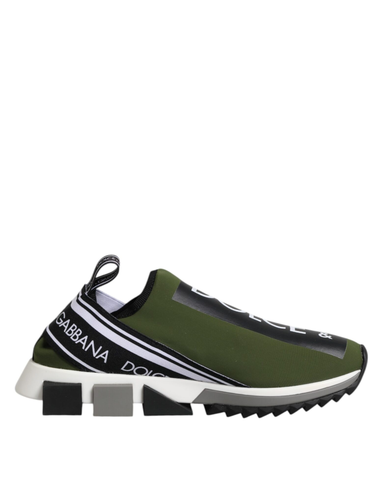 Dolce & Gabbana - Green Logo Low Top Sorrento Men Sneakers Shoes