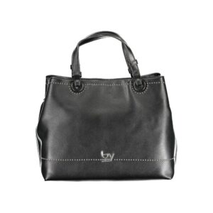 Nero Polyurethane Women Handbag