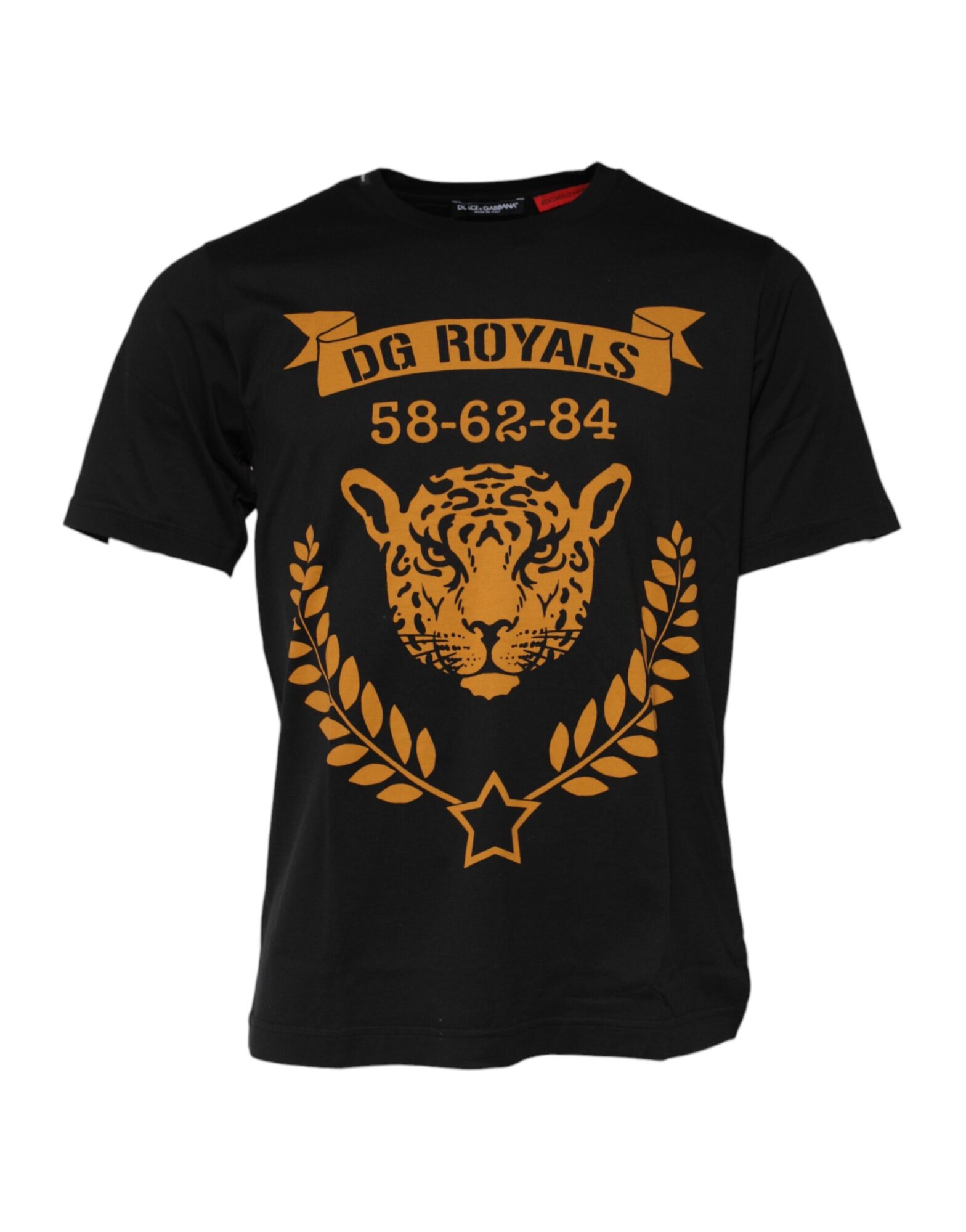 Dolce & Gabbana - Black DG Royals Cotton Crew Neck T-shirt