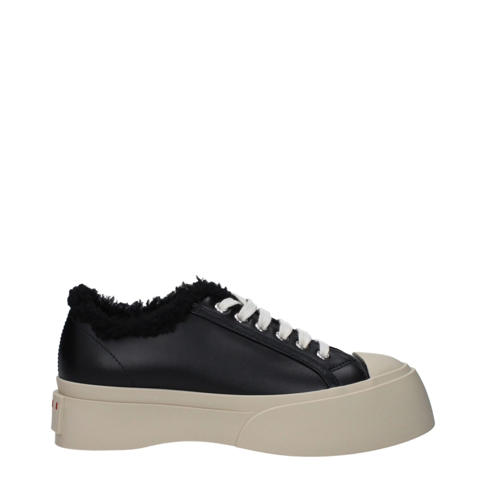 Marni - Black Leather Chunky Sneakers