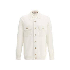 White Cashmere Cardigan