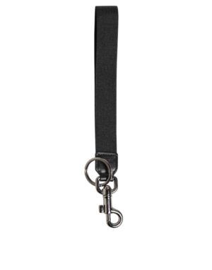 Black Red DG Logo Polyester Silver Men Keychain Keyring