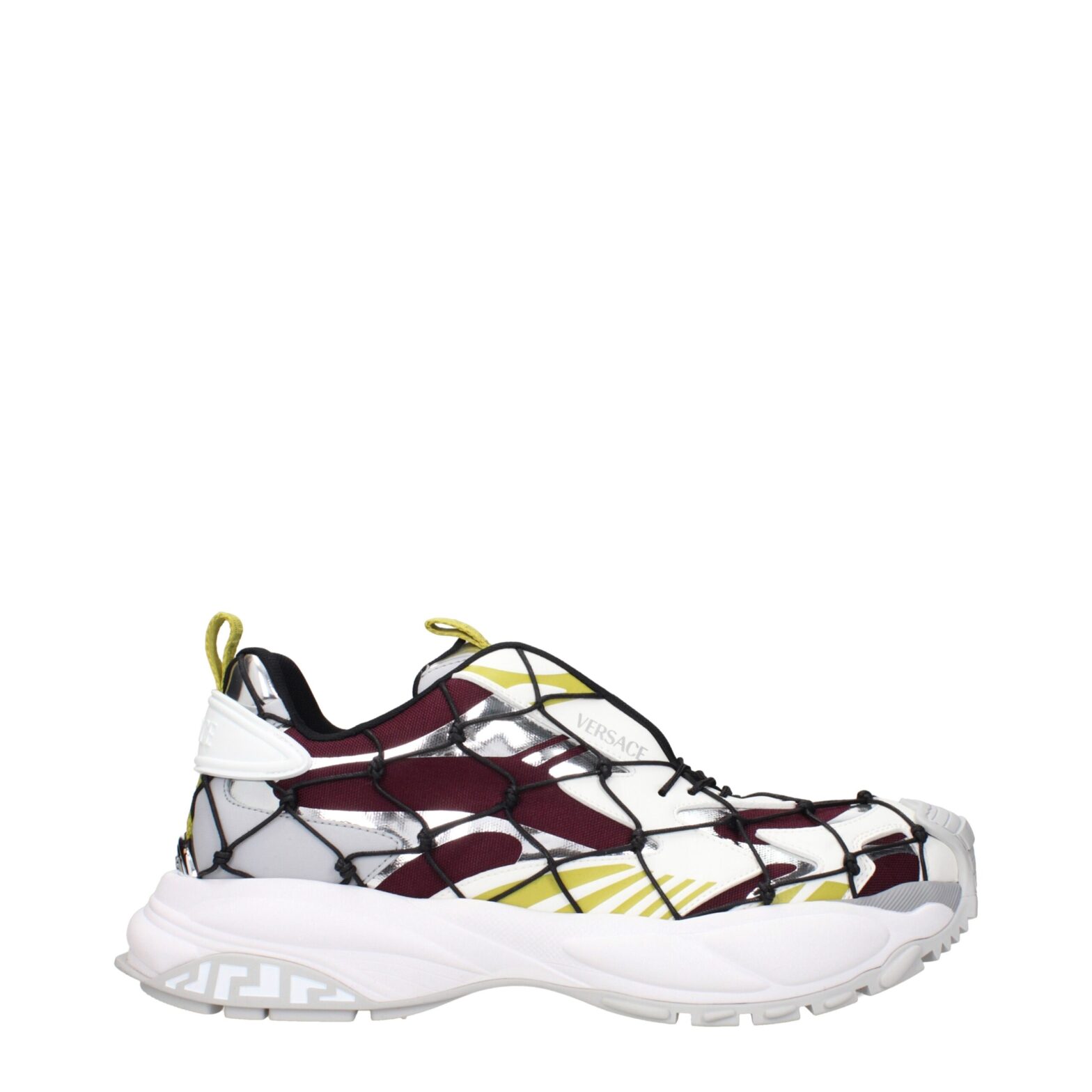 Versace - Red Fabric Athletic Sneakers