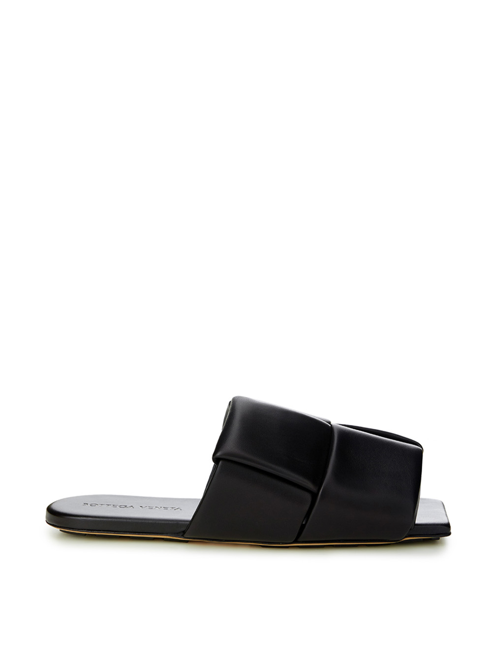 Bottega Veneta - Elegant Black Leather Sandals