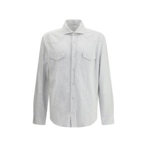 Gray Denim Shirt