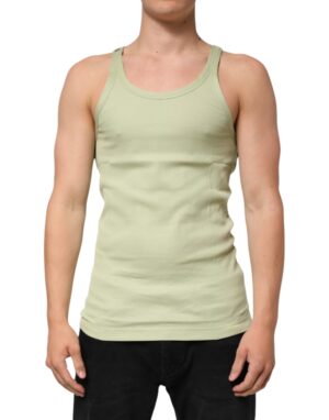 Light Green Tank Sleeveless Men Men T-shirt